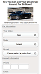 Mobile Screenshot of myautoinsurancesavings.com