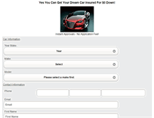 Tablet Screenshot of myautoinsurancesavings.com